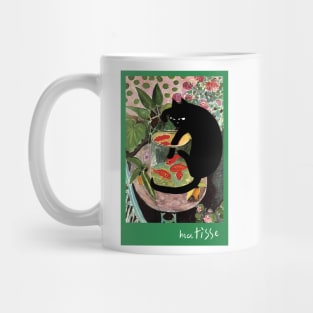 matisse&#39;s goldfish and a cat Mug